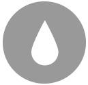 Εικονίδιο «απαιτούμενη παροχή νερού για την εγκατάσταση»