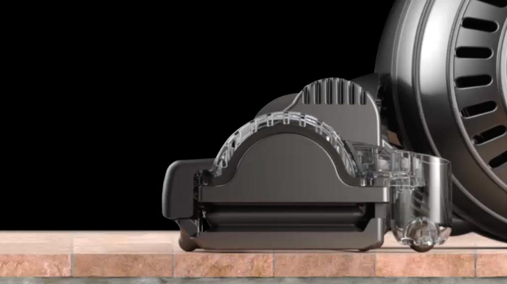 Τεχνολογία κεφαλής σκουπίσματος όρθιας σκούπας