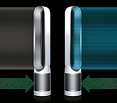 Purifies all year round. Cools in summer.